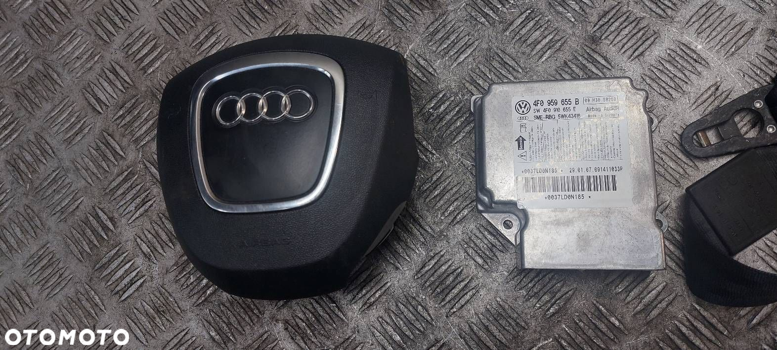 ZESTAW POSTRZAŁOWY AIRBAG PASY AUDI A6 C6 KOMBI - 7