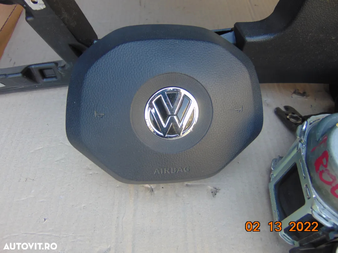 Plansa Bord VW t-Roc 2016 prezent airbag sofer pasager centuri fata stanga dreapta - 4