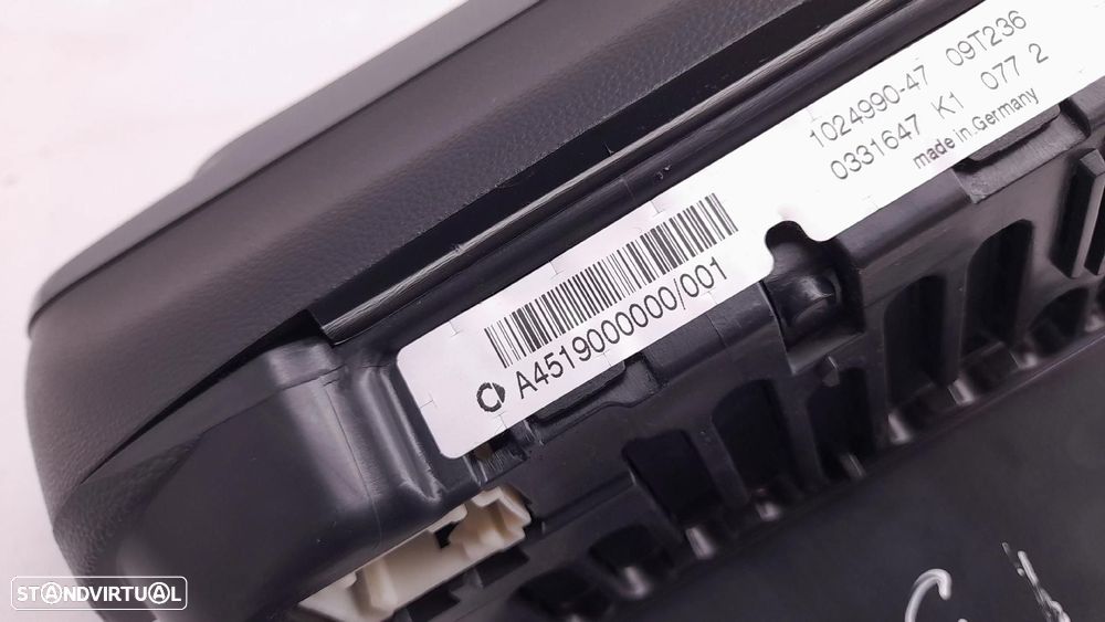 Quadrante / painel de instrumentos SMART ForTwo Coupé (451) - 4