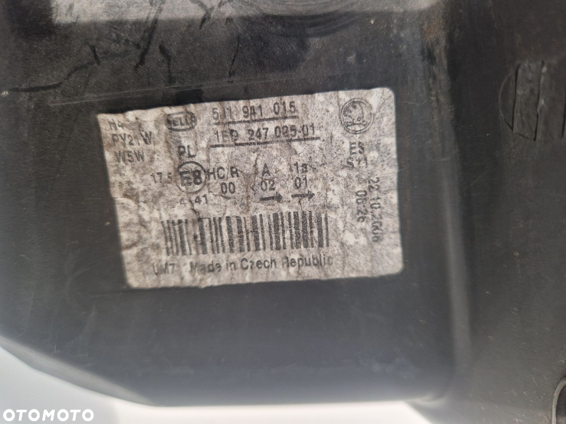 SKODA FABIA 2 II  LAMPA PRZÓD PRZEDNIA LEWA  EUROPA 8A61-13W030AJ - 3
