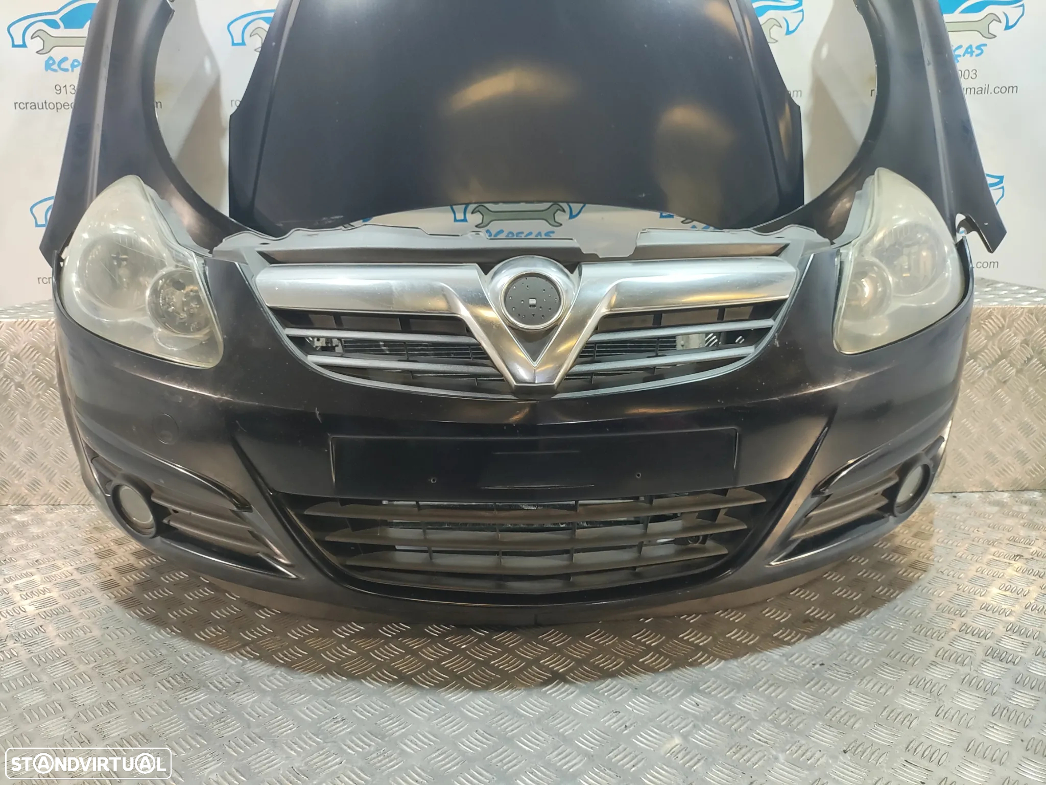 FRENTE COMPLETA OPEL CORSA D S07 CAPOT PARACHOQUES GUARDA-LAMAS OTICAS RADIADOR VENTILADOR FRENTE FIBRA REFORÇO - 6