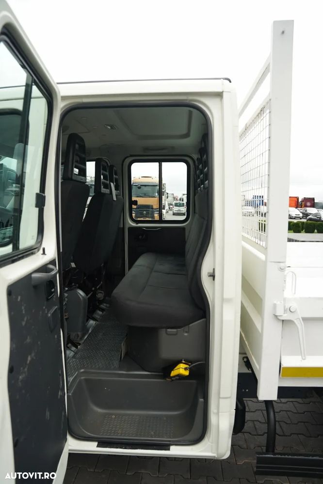 Iveco DAILY 35-130 / BASCULANTĂ CU BENĂ DIN OȚEL (DESCĂRCARE SPATE) / CABINĂ DUBLĂ - 7 LOCURI / ROȚI SPATE DUBLE / MANUALĂ / IMPORT / - 36