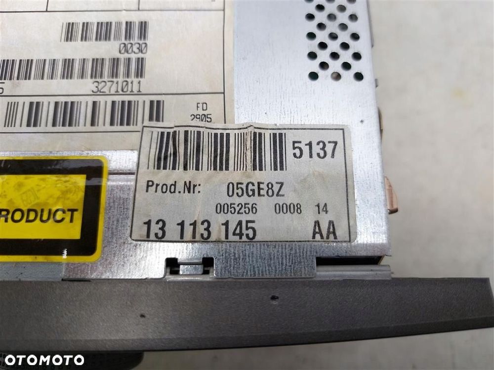 Radio+ wyświetlacz kpl CD 30 MP3 FABRYCZNEOpel Vectra C SIGNUM  2002-2008R - 6