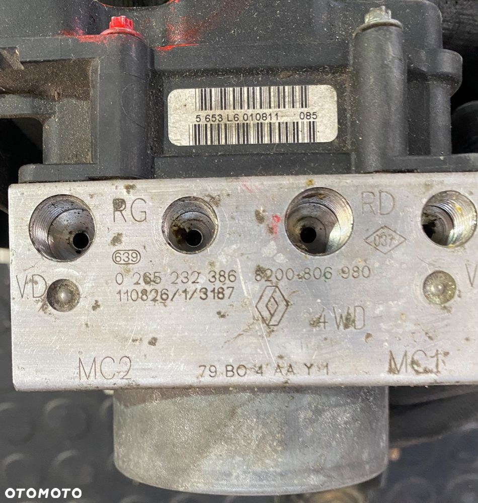 DACIA RENAULT POMPA ABS 0265232386 8200806980 W-wa - 5