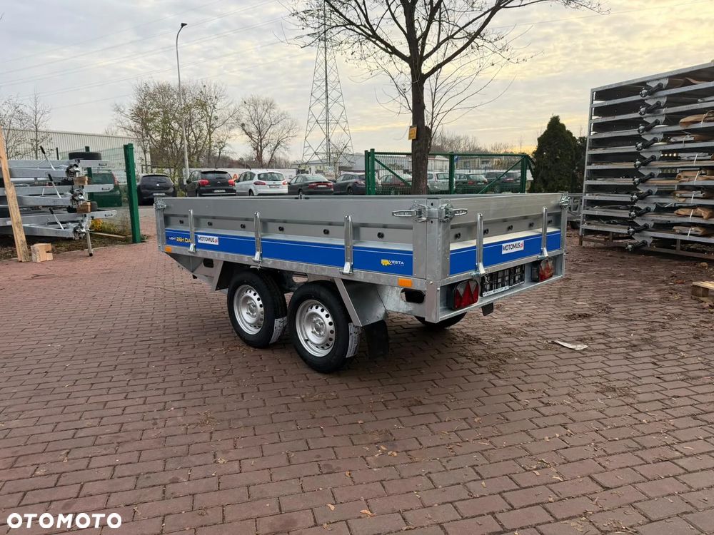 Inny Przyczepa Vesta 26HDA Hochlader  DMC 750 kg 260x150x38 2 osie spawana rama koła pod spodem - 9