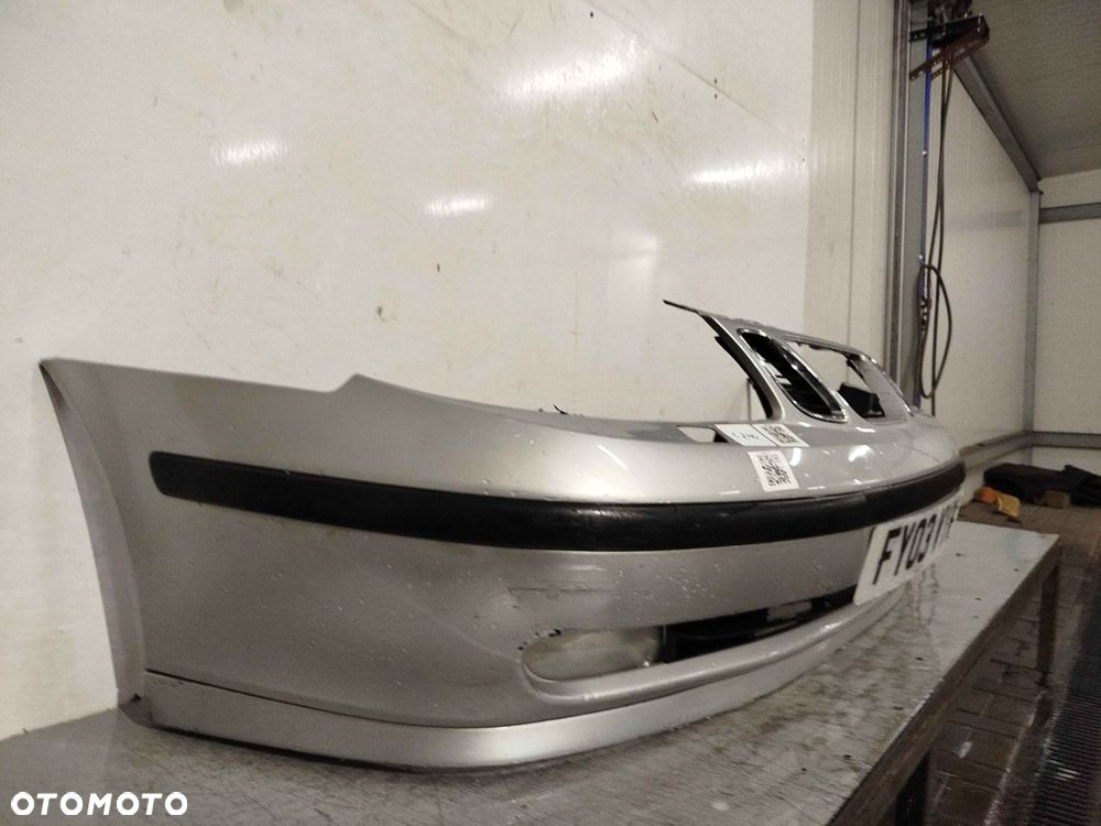 ^ ZDERZAK PRZÓD PRZEDNI SAAB 95 9-5 SREBRNY SPRYSKIWACZE LAMP XENON HALOGENY - 3