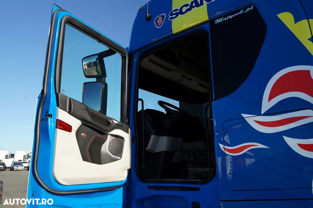 Scania S 520 / V8 / RETARDER / I-PARK COOL / COMPLET AIRMATIC / PIELE / ANVELOPE 100% - 22