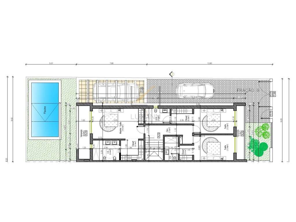Moradia T4 com piscina - Grande imagem: 2/5