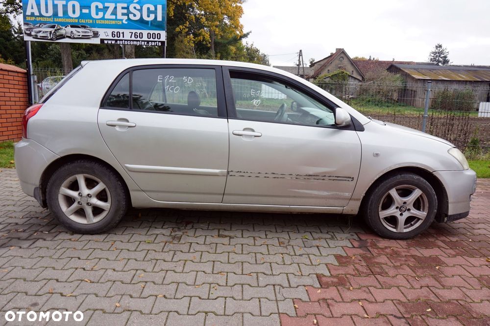TOYOTA COROLLA E12 LIFT 5D HB 2005 1C0 1.4 D4D 1ND-TV 90KM C53 SREBRNY na części - 6
