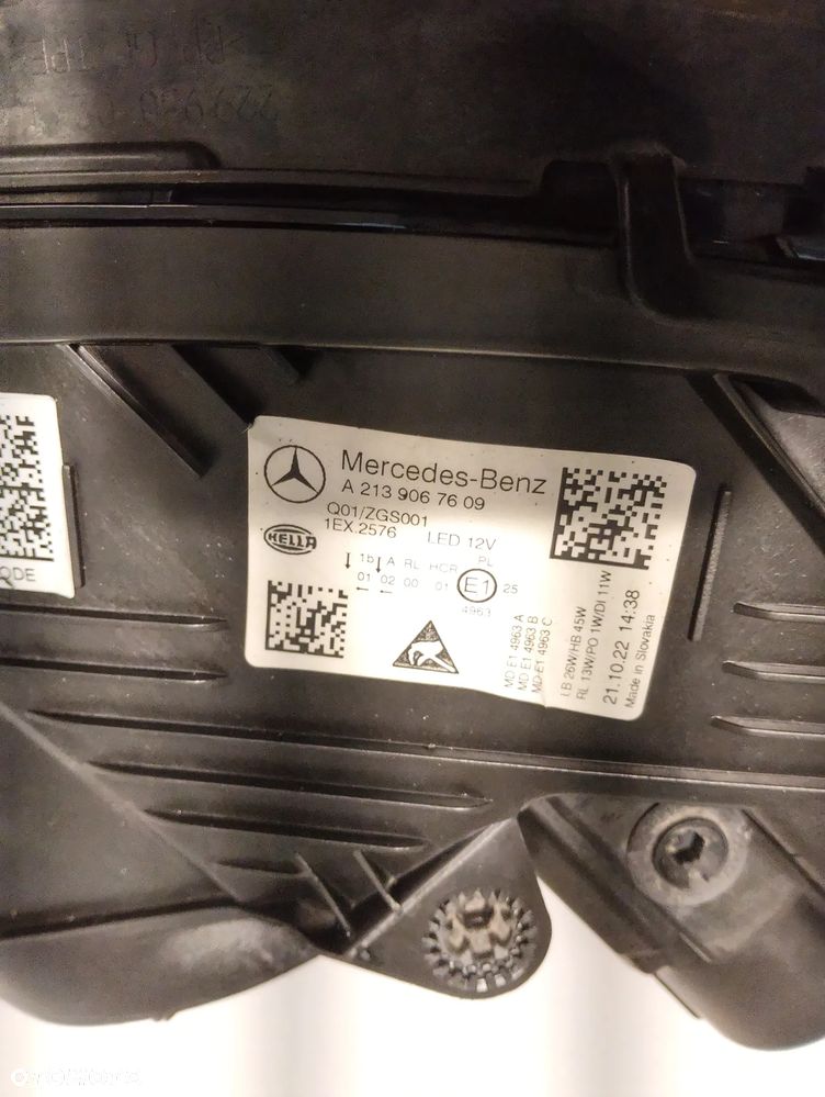 Mercedes-Benz E KLASA W213 LIFT PERFORMANCE 4 PINY STRONA PRAWA A2139067609 - 7
