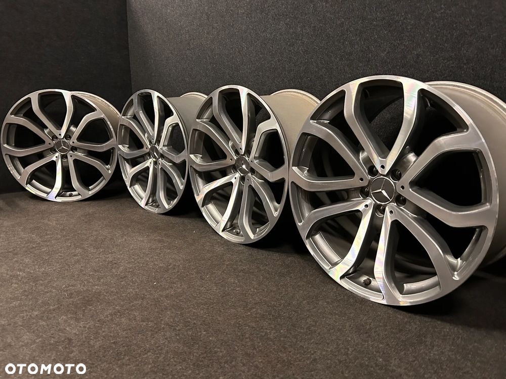 Alufelgi Mercedes GLE, GLE Cupe, GLS, ML W166 21 cali 5x112 4szt. Ładne z czujnikami! - 2