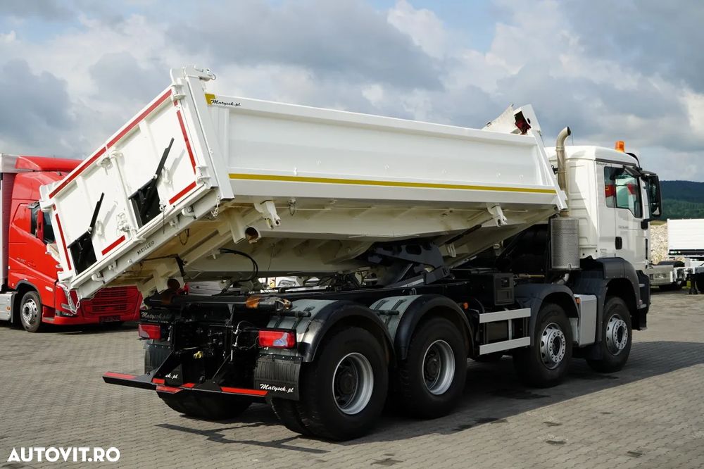 MAN TGS 35.420 / 8X4 / BASCULATOR CU 2 LATE / MEILLER KIPPER / HIDROBRAT / AUTOMAT / EURO 6 - 12
