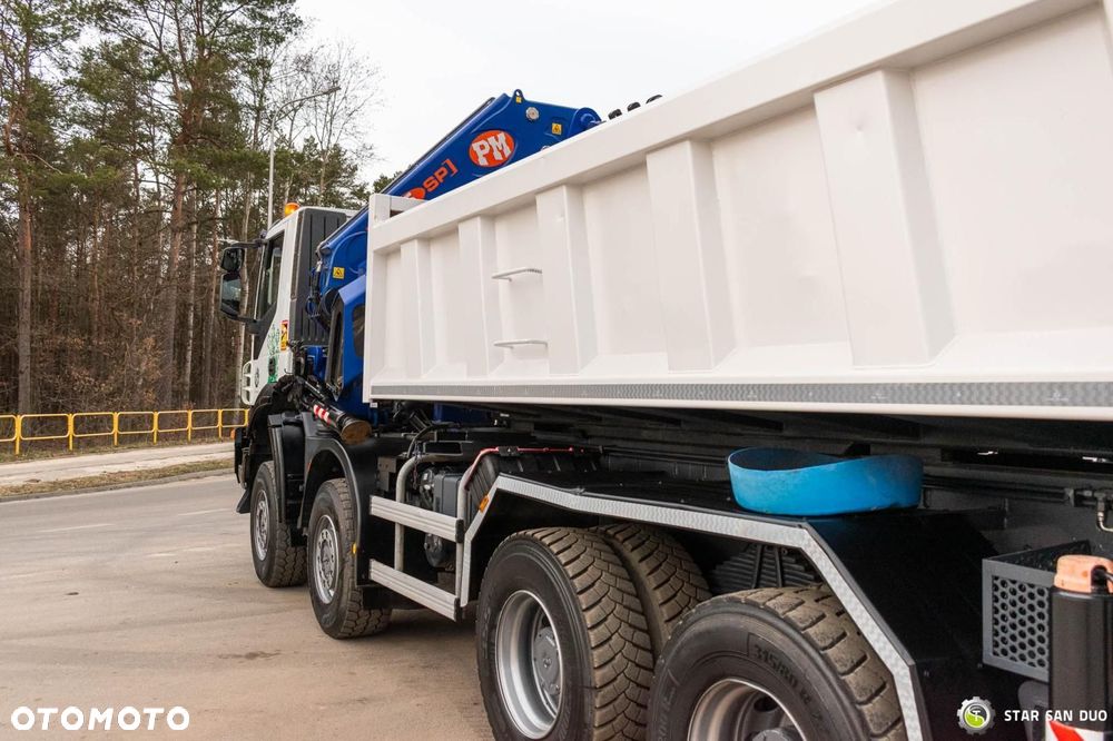 Iveco TRAKKER 450 8x8 PM 85SP HDS Żuraw Wywrotka - 29