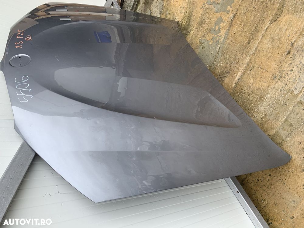 Capota motor, BMW X3, X4, F25, F26, 2011, 2012, 2013, 2014, 2015, 2016, 2017. - 4