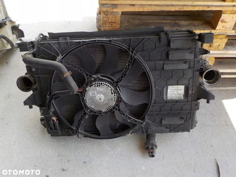 VW T5 LIFT 2.0 TDI CHŁODNICA WODY  WENTYLATOR  INTERCOOLER KOMPLET - 3