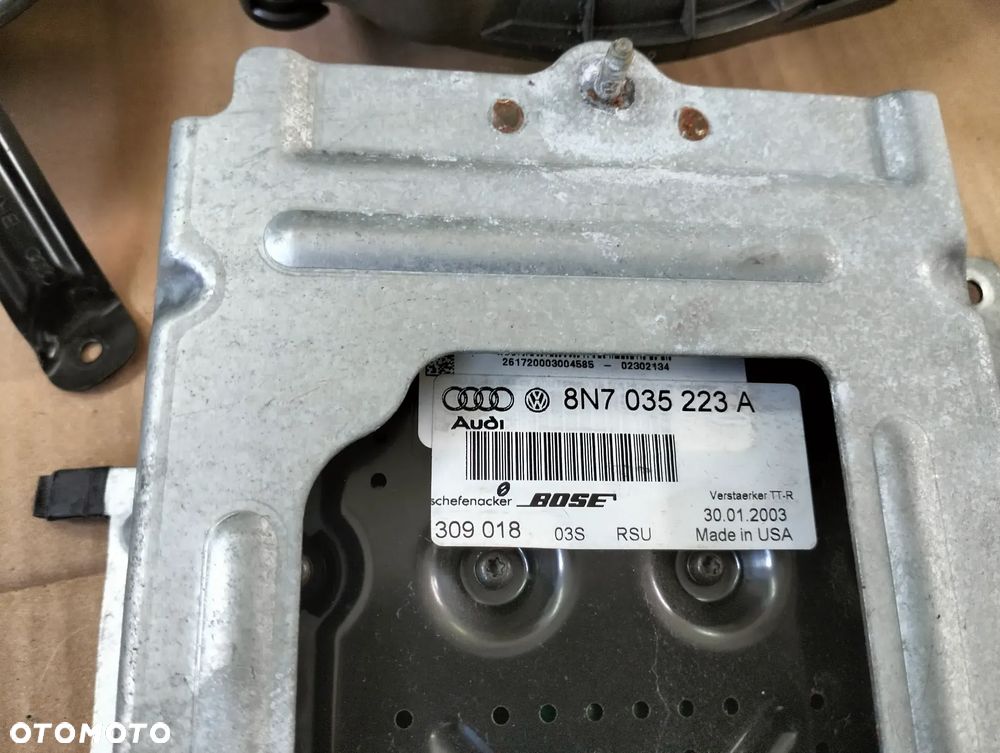 AUDI TT I 8N 98-06 WZMACNIACZ RADIA 8N7035223A 309017 AMP ASSY 5630 TT ROADSTER GŁOŚNIKI - 2