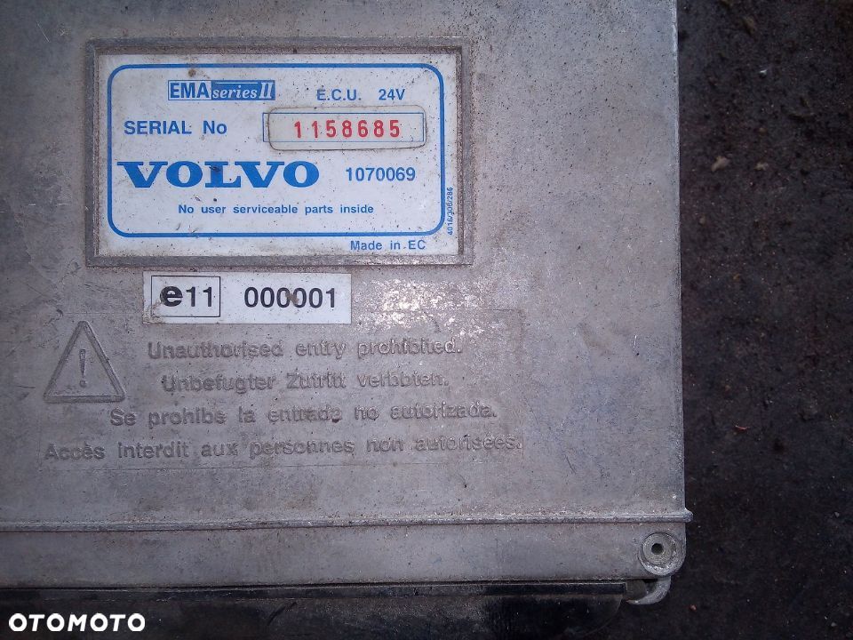 volvo komputer sterownik 1070069 - 1