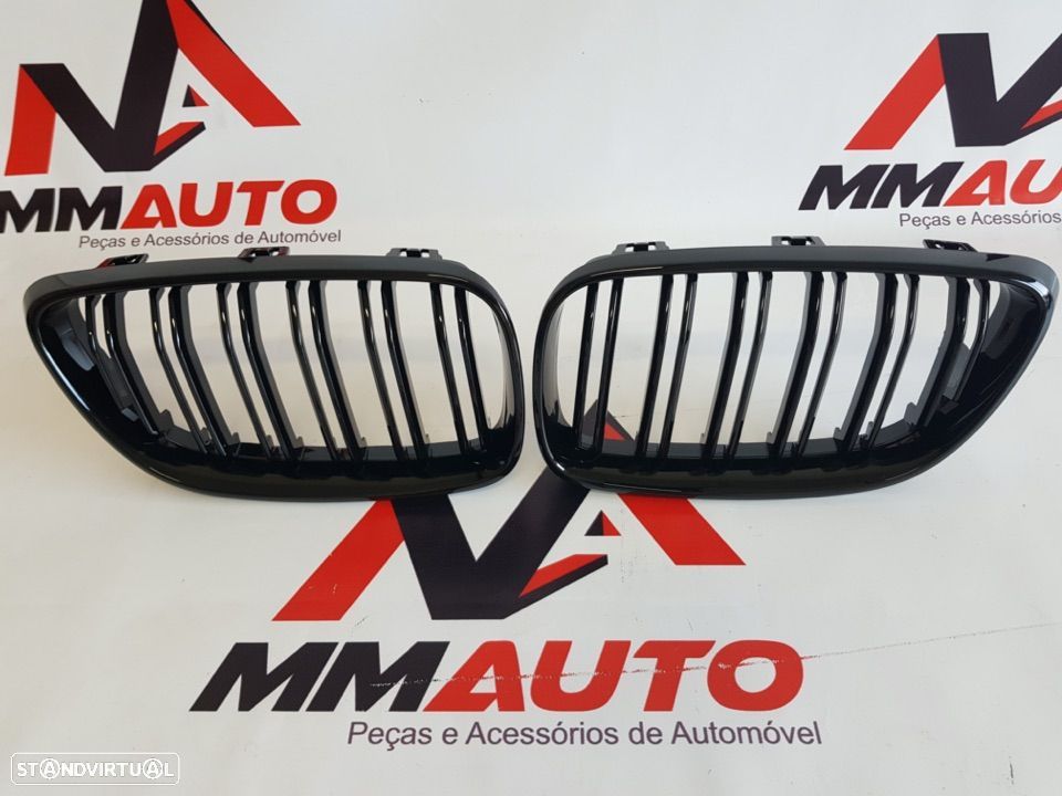 Grelhas BMW Série 2 F22 F23 look M1 Preto Brilhante - 3