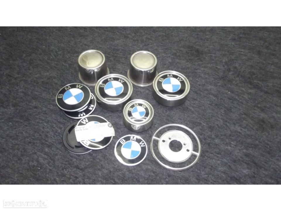 bmw centros de jante e caricas novas e originais - 1