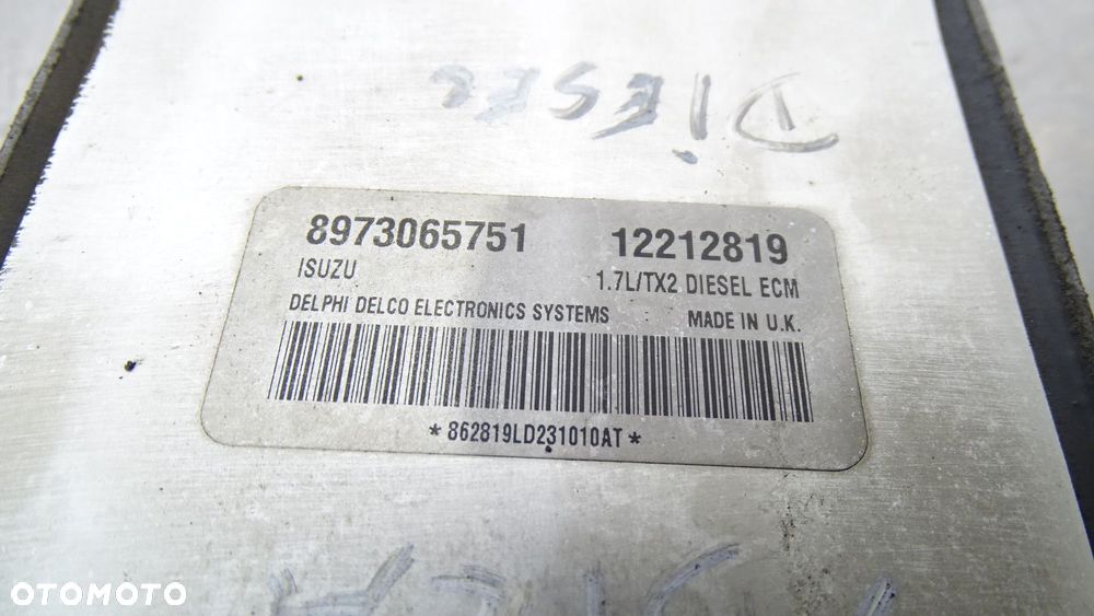 KOMPUTER SILNIKA OPEL ASTRA H 1.7 CDTI 8973065751 - 3