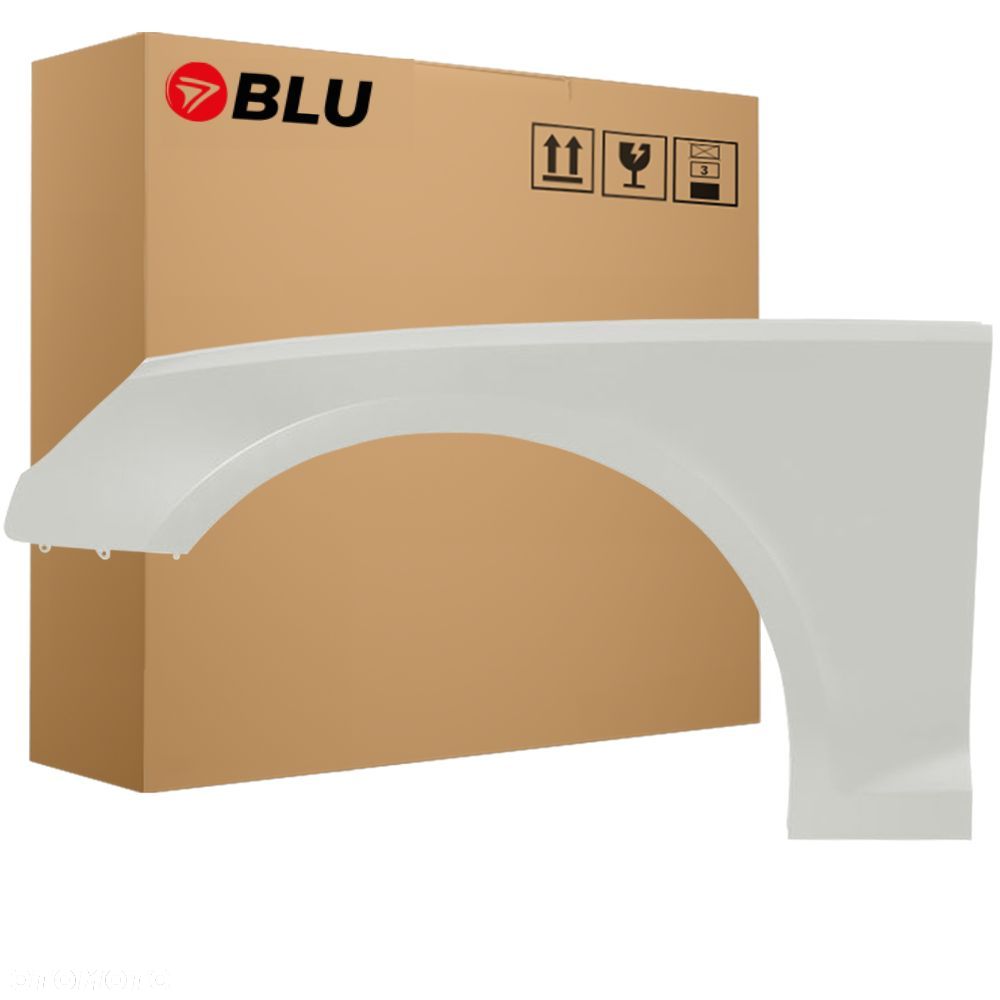 BLU Błotnik AUDI A4 B9 S4 LX7W lewy przód srebrny 2015-2019 EisSilber - 1