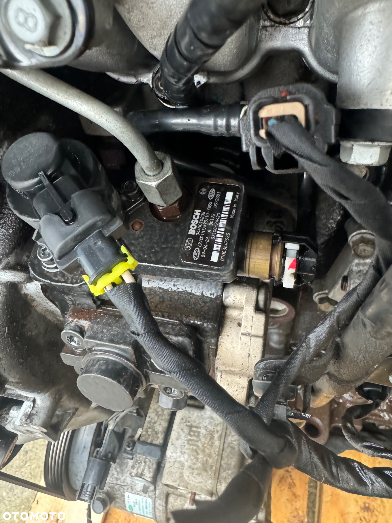 SZYBKA WYSYŁKA  Silnik hyundai i30 D4FB Kia proced 1.6 crdi 16v bosch 0445010206 k21111-2a601 - 9