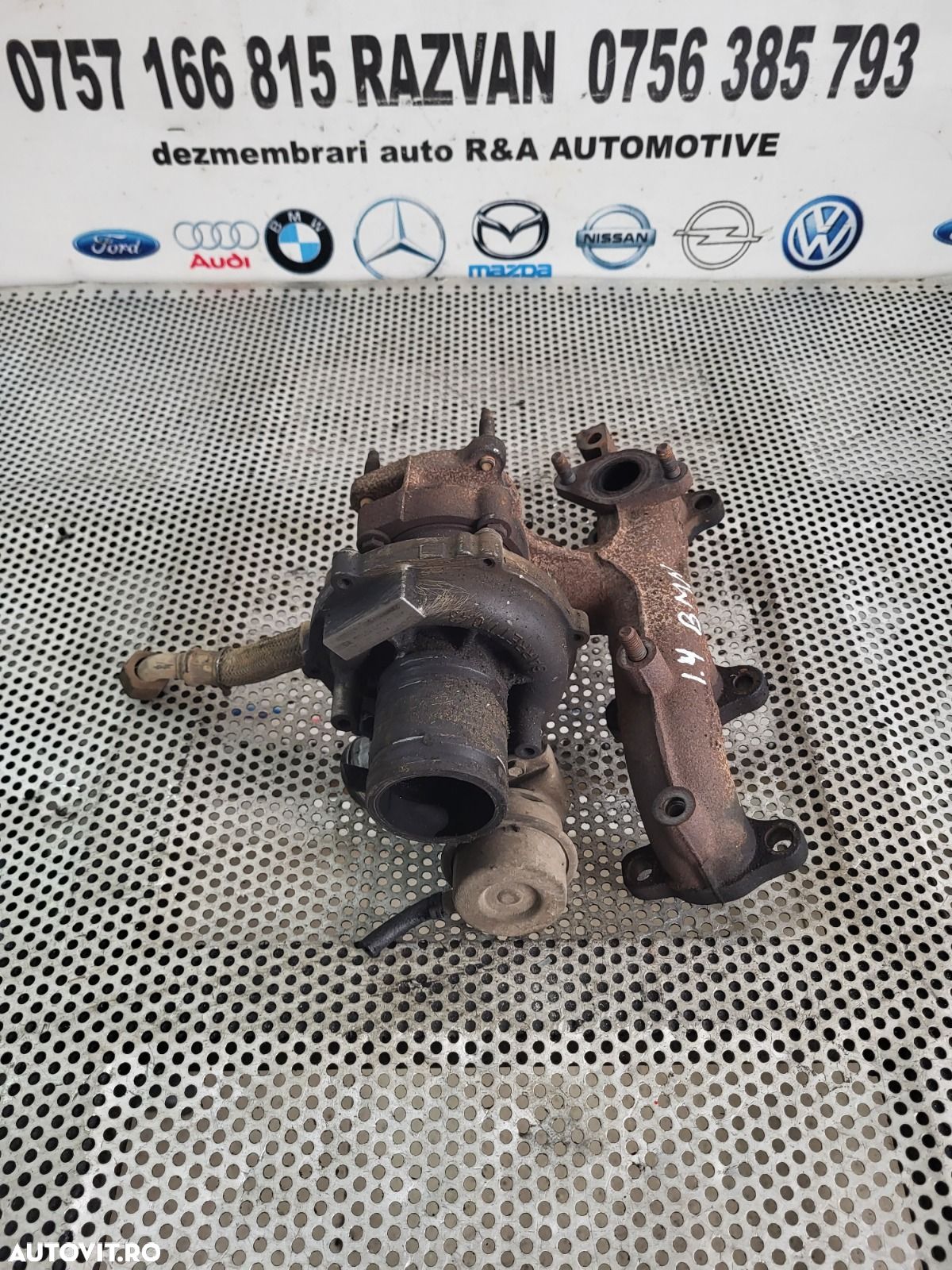 Turbo Turbina Vw Seat Skoda 1.4 Tdi Motor BNM Polo Fox Fabia Ibiza Testata Factura Si Garantie - 1