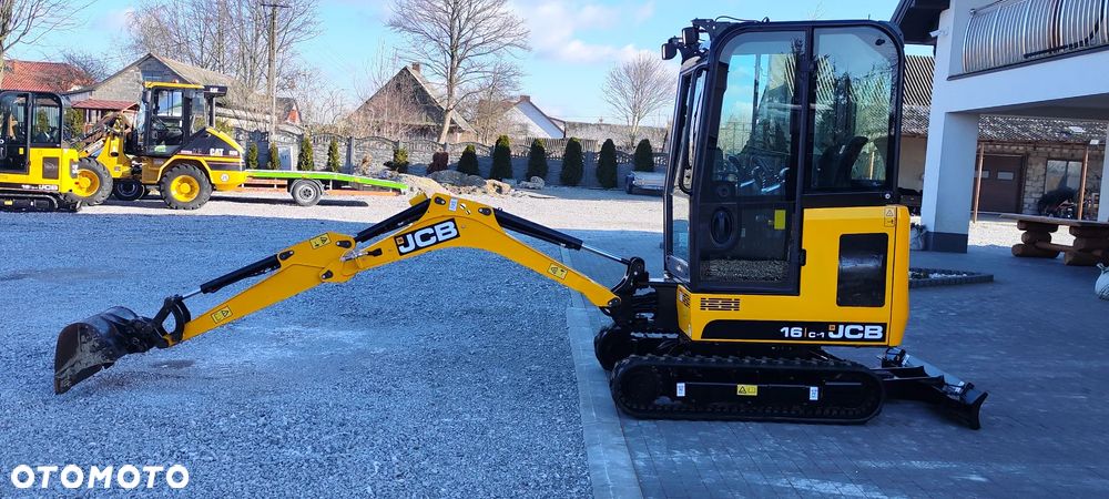 JCB JCB 16 C-1 mini koparka 3 łyżki szybkozłącze 19c1 sprowadzona 8018 serwisowana - 7