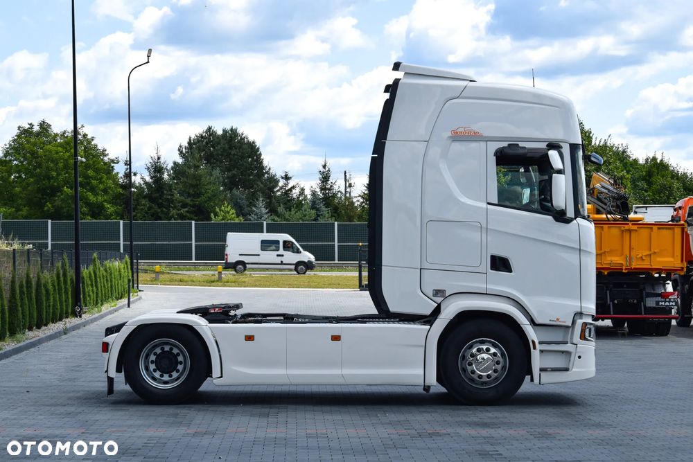 Scania 500S / FULL AIRMATIC / HYDRAULIKA / RETARDER / KLIMATYZACJA POSTOJOWA / ACC / KLIMA / 2 ZBIORNIKI PALIWA / FULL LEDY / FULL SPOILERY / SERWISOWANA / SPROWADZONA - 4