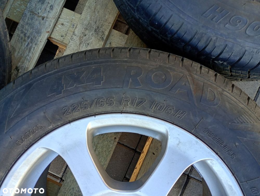 4x felga aluminiowa opona 225/65r17 106h 5x114.3 nissan x-trail t32 - 9