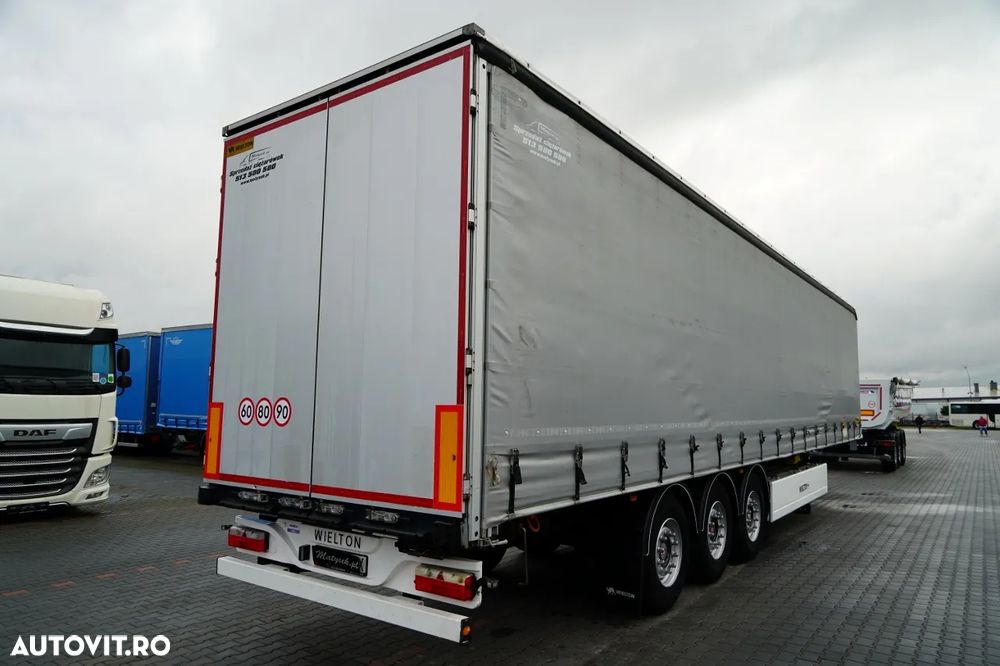 Wielton / SEMIREMORCĂ CU PRELATĂ (CURTAINSIDER) / STANDARD / AXĂ RIDICABILĂ / - 8