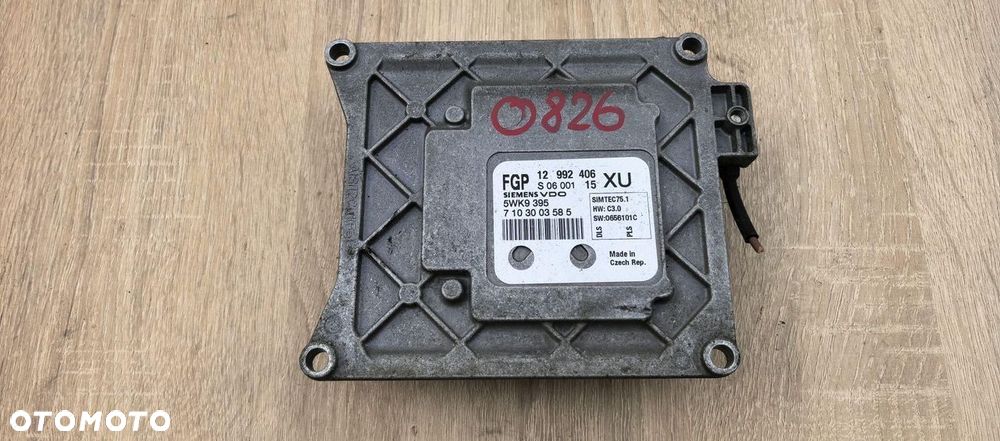 STEROWNIK SILNIKA KOMPUTER OPEL ZAFIRA B 2007 ASTRA H III 12992406 - 3