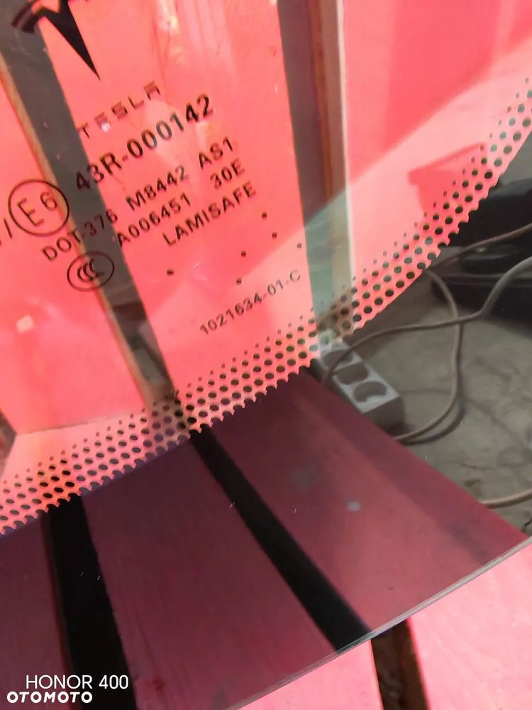 TESLA MODEL S szyba przednia oryginal sensor ,kamera, - 2