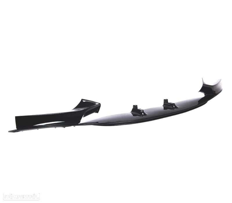 SPOILER LIP DIANTEIRO BMW F22 F23 LOOK M PERFORMANCE PRETO BRILHANTE - 4