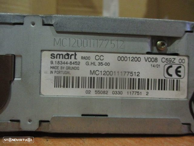 Radios 9183448452 SMART FORTWO 2001 - 4