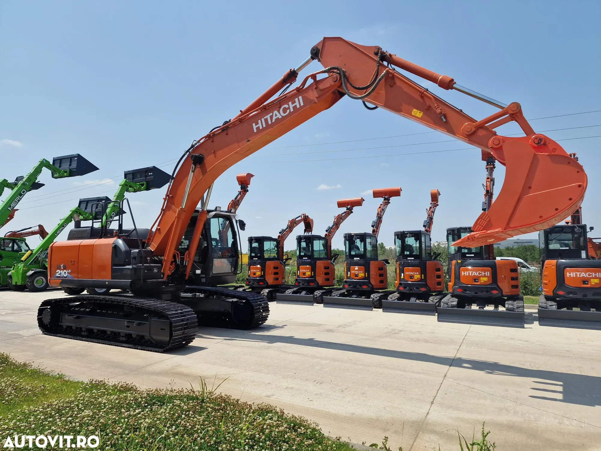Hitachi ZX210, 2019, 23t, 4.888h, cupa NOUA 1,3mc-96.900 EUR+Tva, camera spate, camere laterale, inst picon, aer cond climatronic, consum 11l/h,. 3 pompe hidr HITACHI, inst picon, lant 90% ok 480h mars, posbilitate leasing 4 ani-PROMOTIE 96.900 EUR+Tva - 17