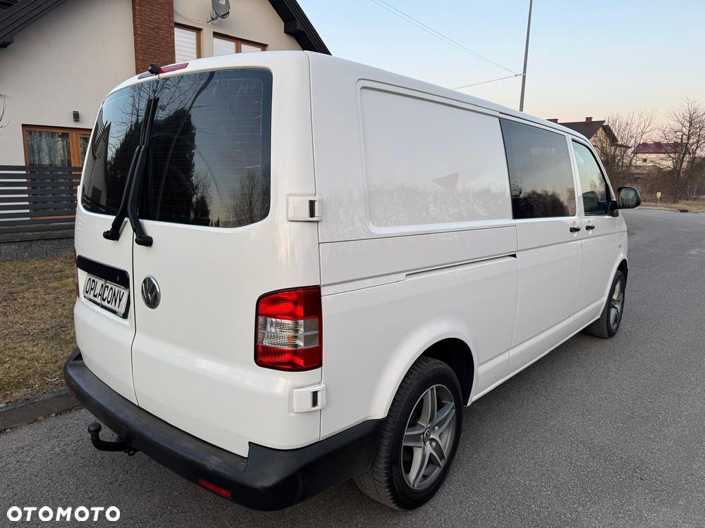 Volkswagen TRANSPORTER T5 L2H1 LIFT DŁUGI Klima Navi Dubel Kabina 6os Brygadówka Hak - 26