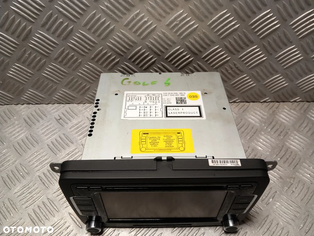 VW RADIO ODTWARZACZ CD NAVIGACJA 3C8035195G - 4