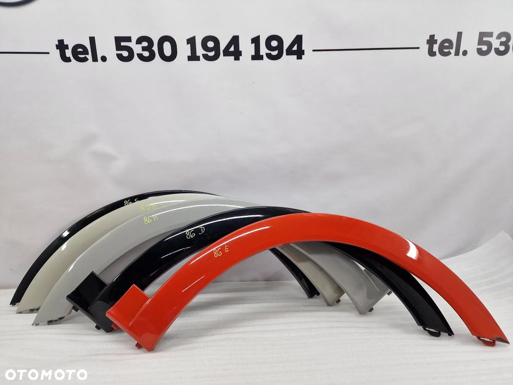 PORSCHE CAYENNE 9Y0 18- LEWA / PRAWA PRZEDNIA PRZÓD LISTWA NA BŁOTNIK , NR 9Y0853817 / 9Y0853818 , NR AUKCJI NLB86 - 1
