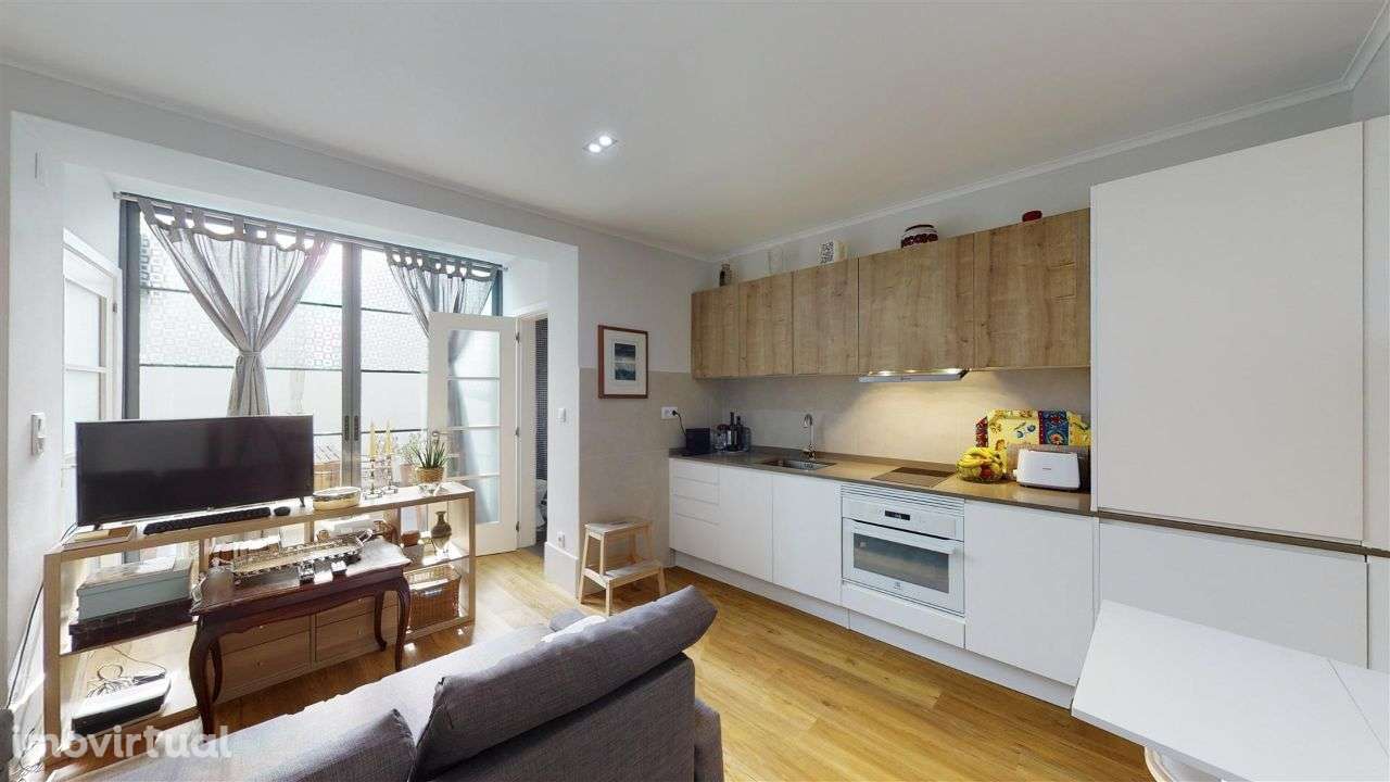 T1 na Ajuda (40m2 mais pátio) - Grande imagem: 3/10