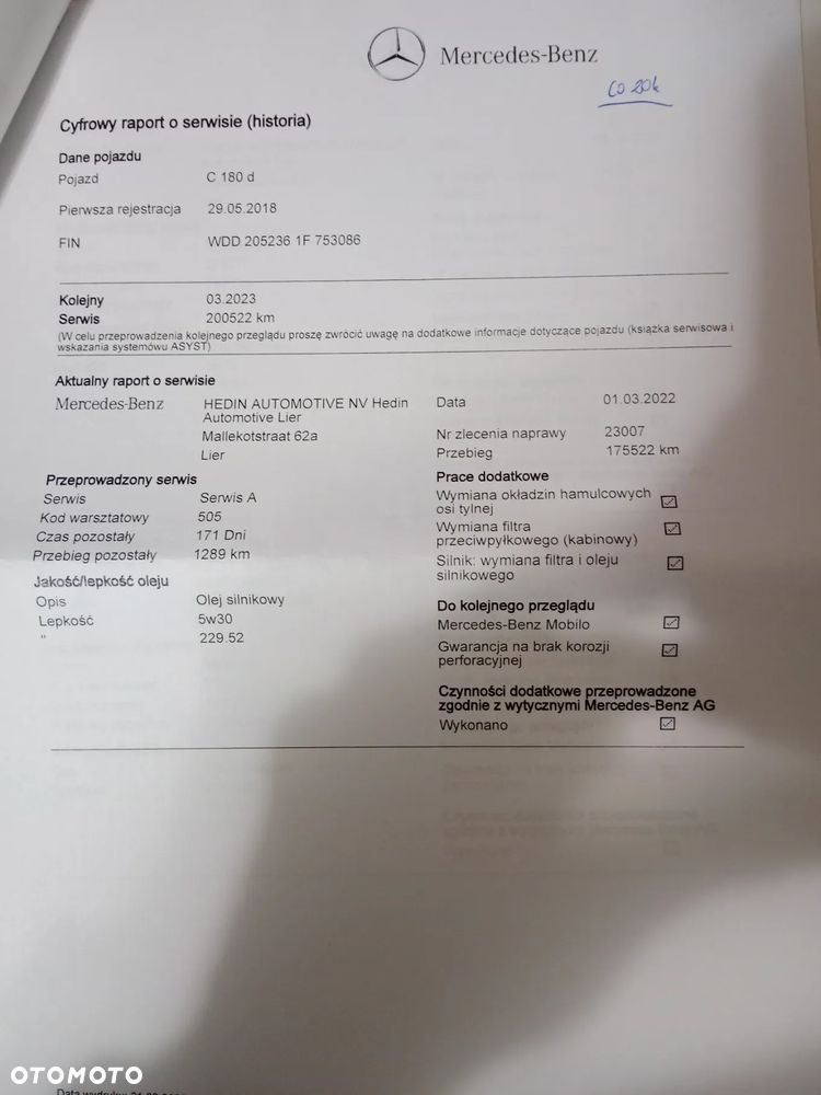 Mercedes-Benz Klasa C 180 d Avantgarde - 14