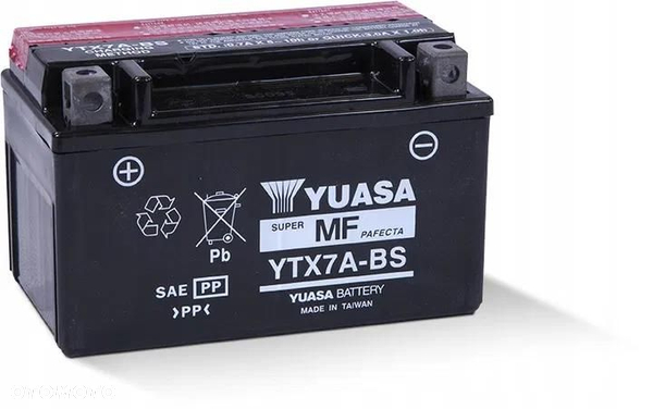 Akumulator Yuasa 12 V 6,3 Ah 105 A YTX7A-BS Rybnik