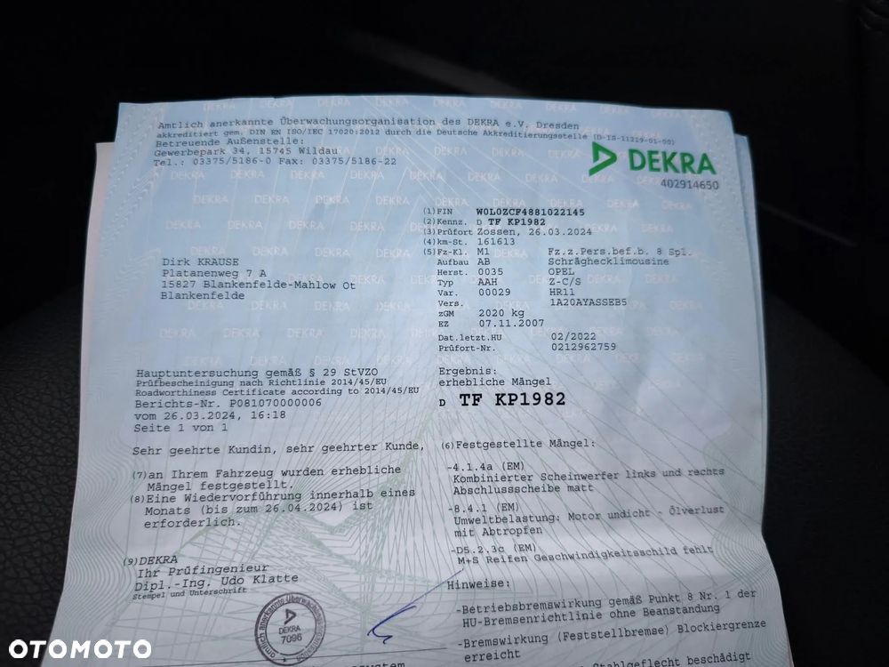 Opel Signum 1.8 - 9