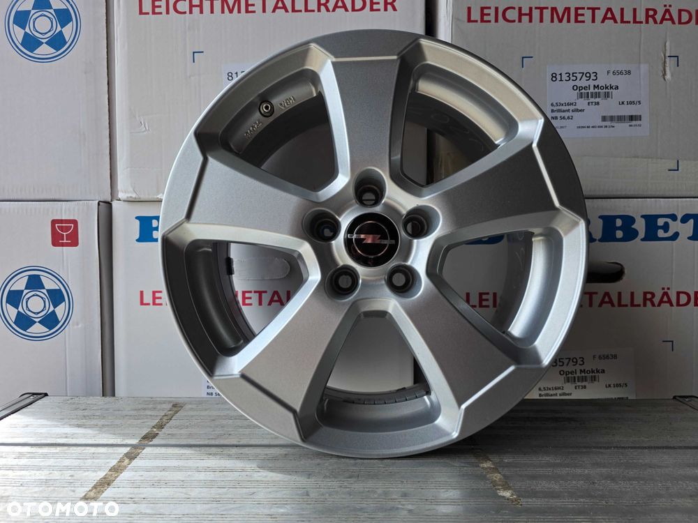 [1450] Felgi aluminiowe 16 Cali 5x105 ET38 7J Opel Astra Mokka + czujniki ciśnienia GRATIS