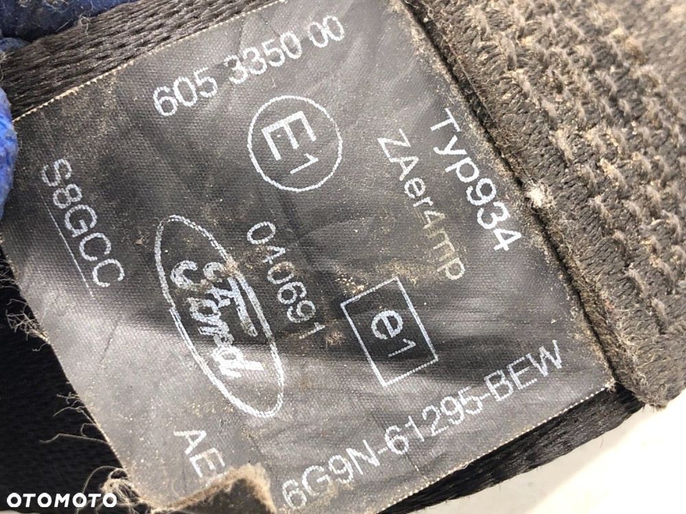 PAS BEZPIECZEŃSTWA LEWY PRZÓD - 179.00 PLN - FORD S-MAX (WA6) 2006 - 2014 2.0 TDCi 100 kW [136 KM] - 7