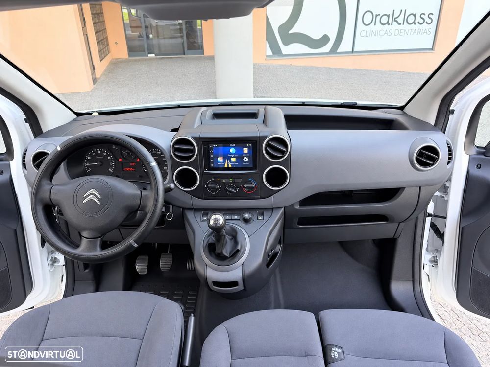 Citroën BERLINGO 1.6 HDI 90 CV - LONGA - 3 LUGARES - 6