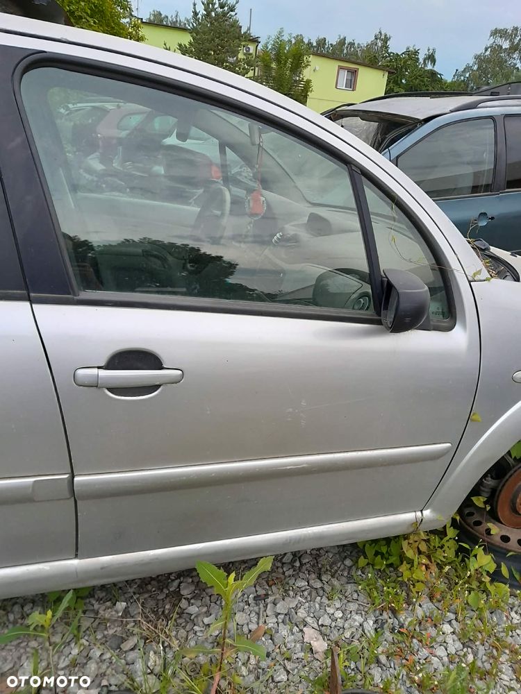 CZĘŚCI Citroen C3 5 - Drzwi PRZÓD prawe lewe TYŁ prawe lewe srebrne - 3
