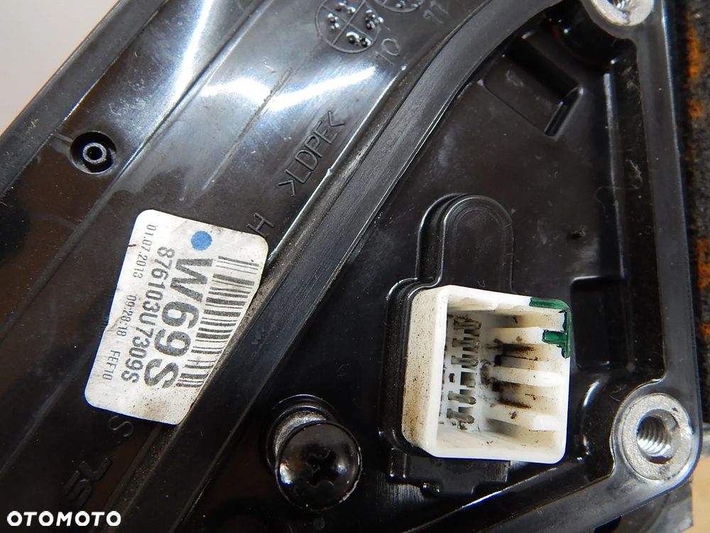 Lusterko przód zewnętrzne Kia Sportage III 10-16 srebrny 9s 9pin Łuków części - 5