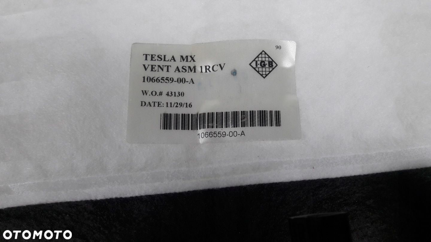 OPARCIE FOTELA PRAWY PRZÓD TESLA MODEL X - 7