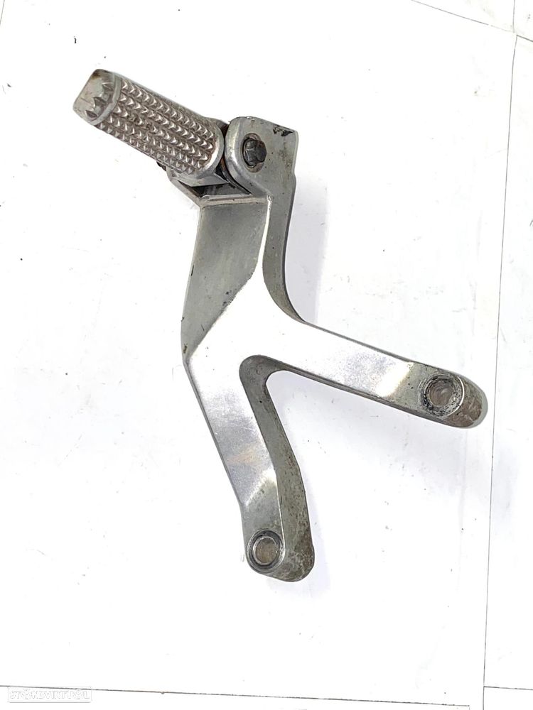 suporte pousa pes traseiro esquerdo yzf 600 thundercat peça usada - 1